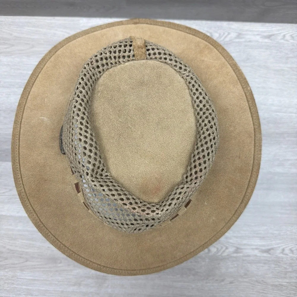 SELKE ROGUE‎ The Original Handcrafted Hat Outdoor Leather Gear Breezy Safari L